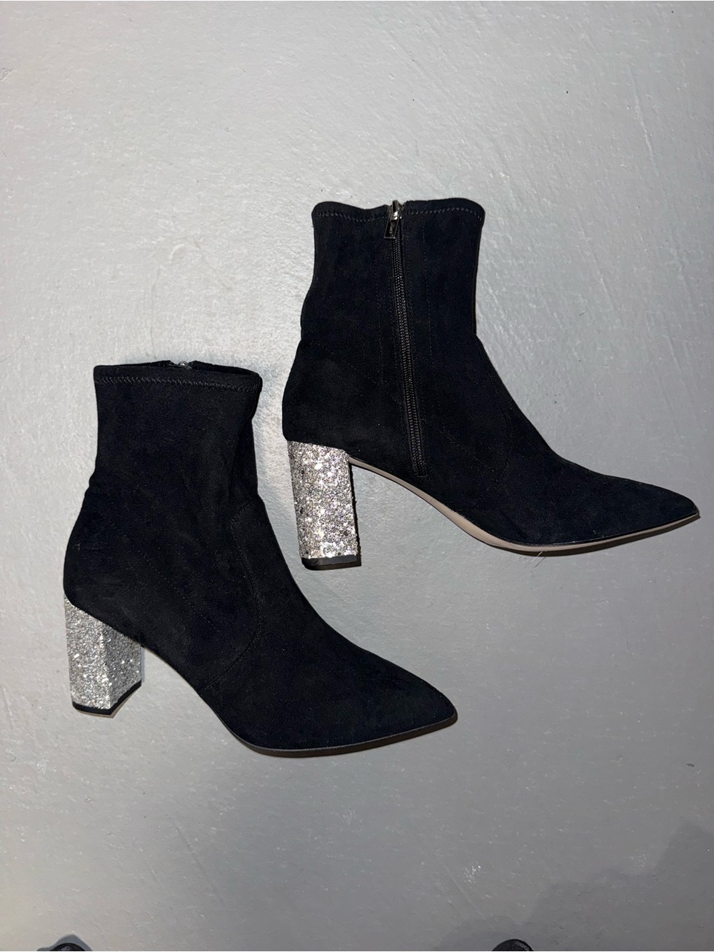 Badgley Mischka Women's Jovanna Embellished Block Heel Bootie